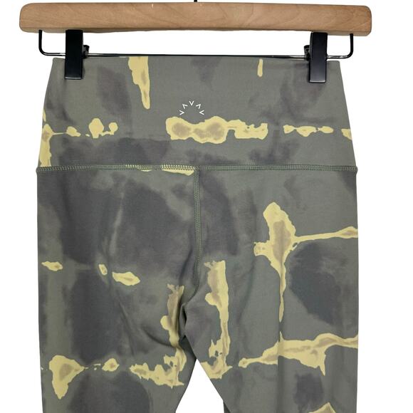 Varley Luna Golden Tie Dye High Waist Full Length Athleisure Workout Leggings - Picture 6 of 9
